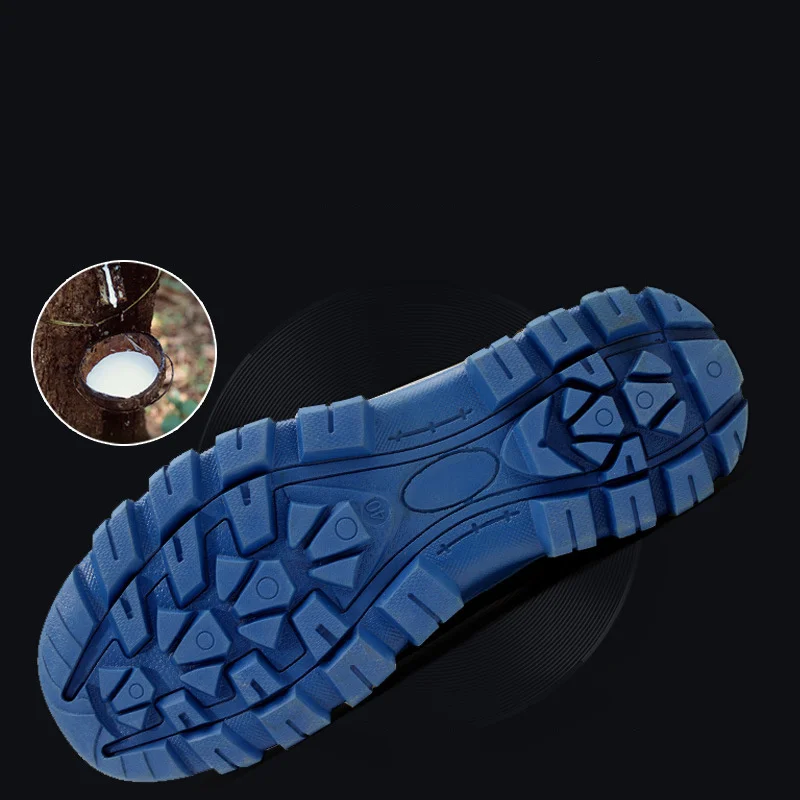 Защитные ботинки со стальным носком безопасные до середины голени стальными