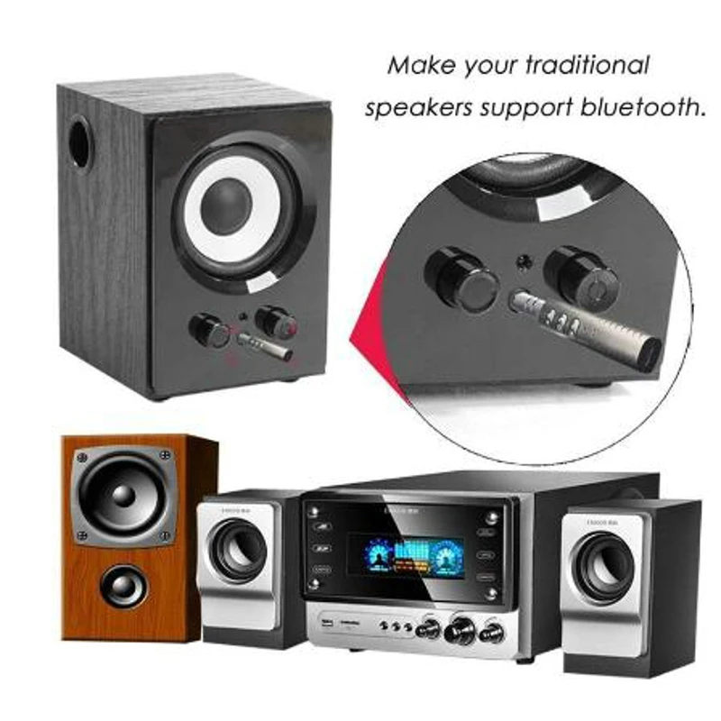 

3.5mm Jack Aux 4.2 Bluetooth Receiver Adapter Handsfree Bluetooth Car Kit Car Hands free Bluetooth Aux Audio MP3 Music Receiver