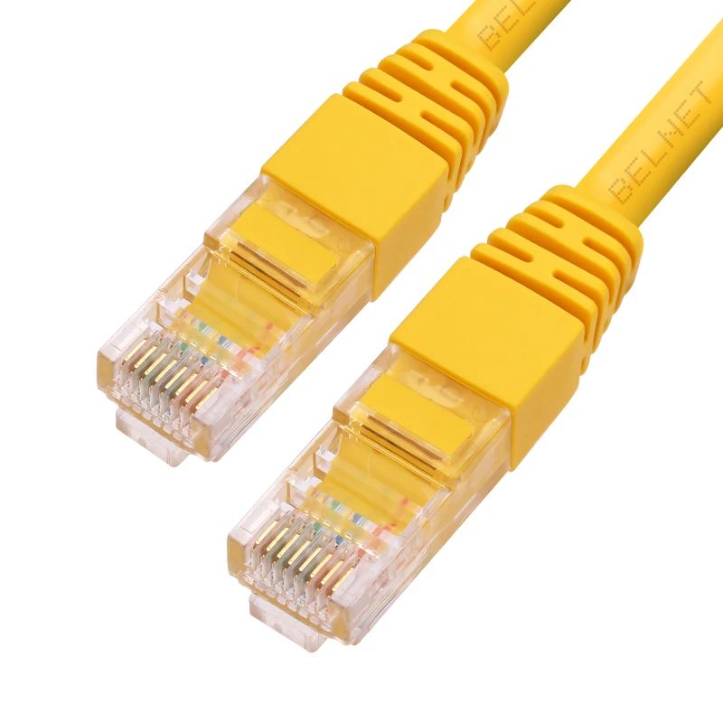 Сетевой Ethernet Кабель BELNET RJ45 Cat5E соединительный шнур Lan 100 Мбит/с UTP неэкранированный