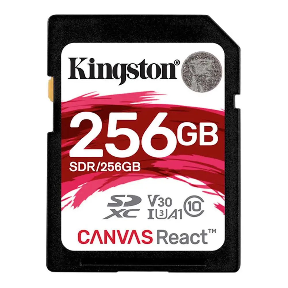 Kingston Canvas React 64 Гб SDHC/SDXC класс 10 SD карта памяти UHS-I 100 МБ/с./с флеш-память высокая