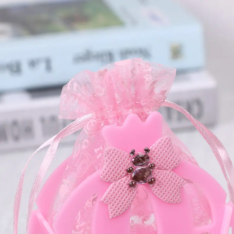 Wedding and party Creative candy boxes baby shower full moon Baby Bed Cradle Style Marriage celebration gift bags favor bag | Дом и сад