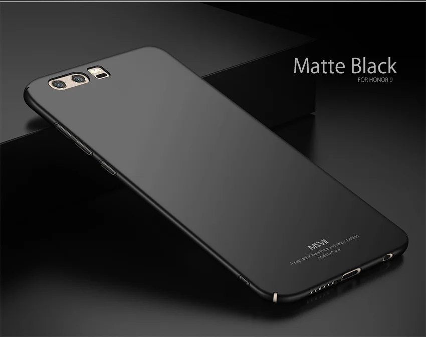 Honor 9 Lite чехол Msvii Тонкий матовый чехол для huawei Honor 9 V9 чехол Honor9 Lite чехол-держатель с кольцом для huawei Honor 9X Pro чехол s