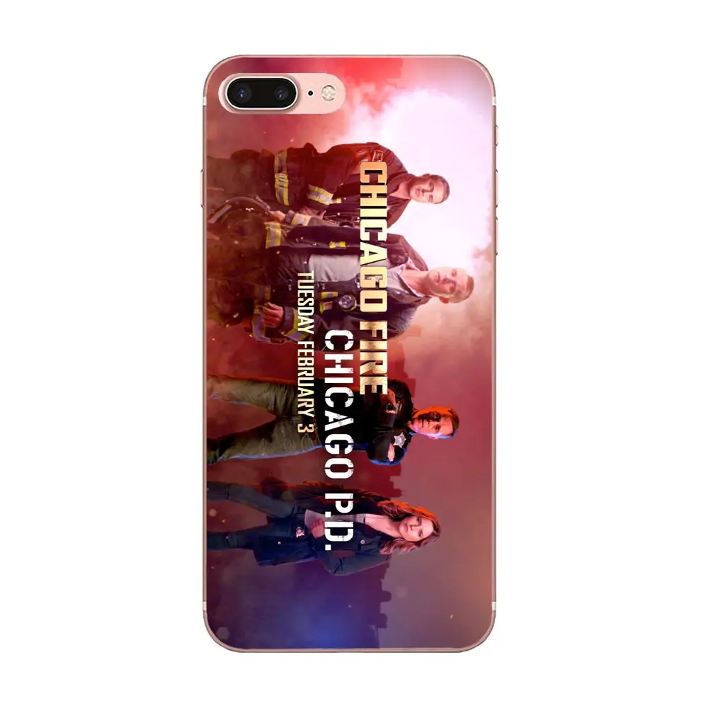 Для Apple iPhone 4 4S 5 5C 5S SE 6 6S 7 8 Plus X XS Max XR Мягкий ТПУ протектор Chicago Fire | Мобильные