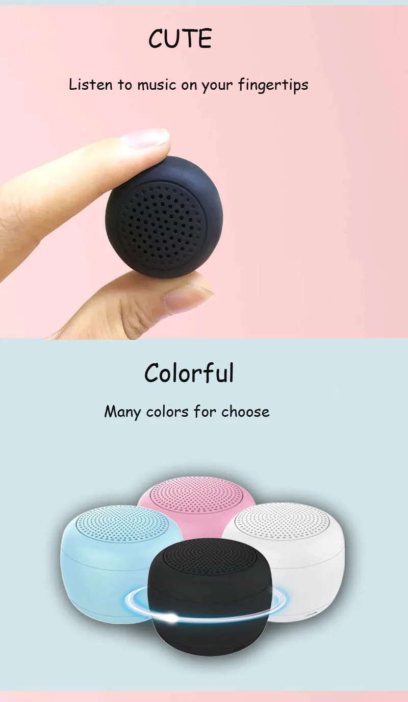 Портативный ультра-Мини Bluetooth динамик портативный беспроводной динамик Bluetooth динамик с удаленной фотографией мини-динамик