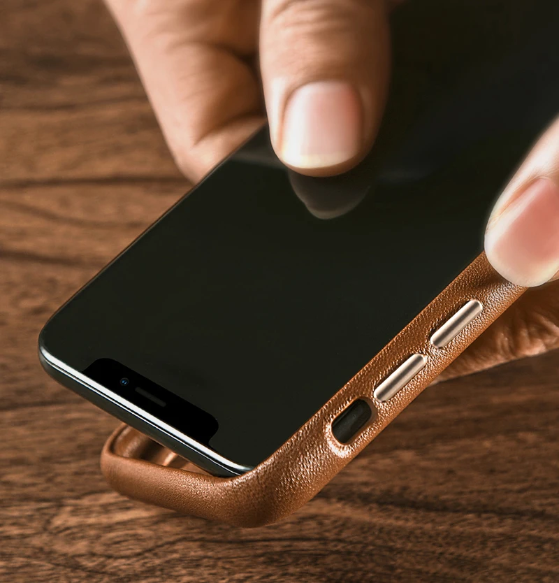 Ультратонкий чехол из натуральной кожи для мобильного телефона s для iphone 6plus, чехол 7 8 X XS XSmax XR, чехол для телефона с защитой от падения для iphone 7