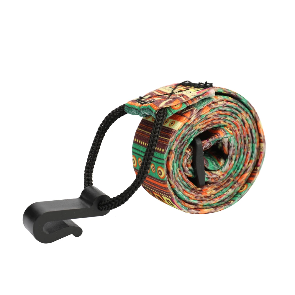 

Colorful Ukulele Straps Thermal Transfer Ribbon Ethnic Style Practical Little Guitar Belt Realistic Pattern