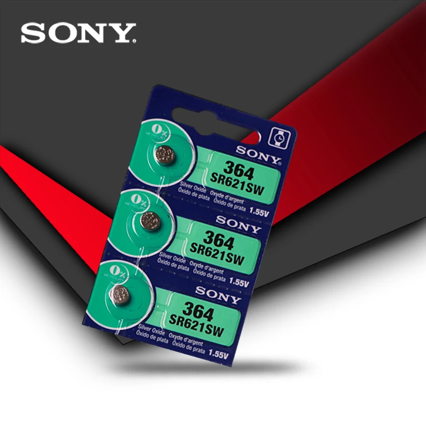 1 шт. Новинка sony 364 SR621SW V364 SR60 SR621 AG1 часы батарейка Кнопка монетница Сделано в Японии