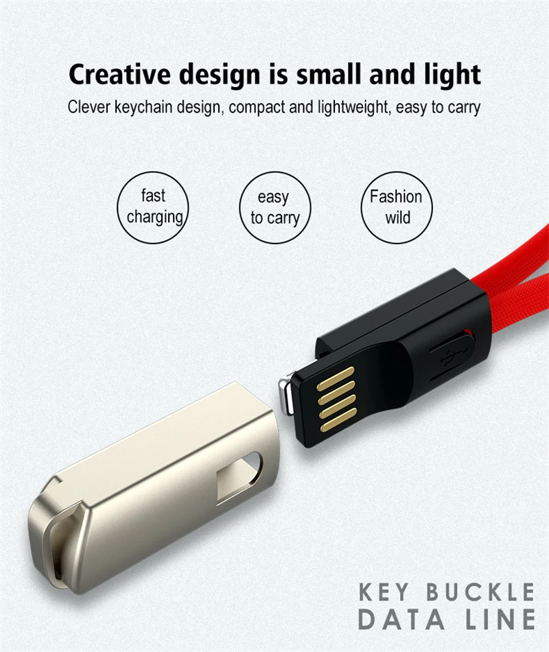 Многофункциональный USB кабель для iPhone/type C/Micro usb зарядный кабель брелок аксессуар Портативная зарядка кабель для синхронизации данных зарядное устройство