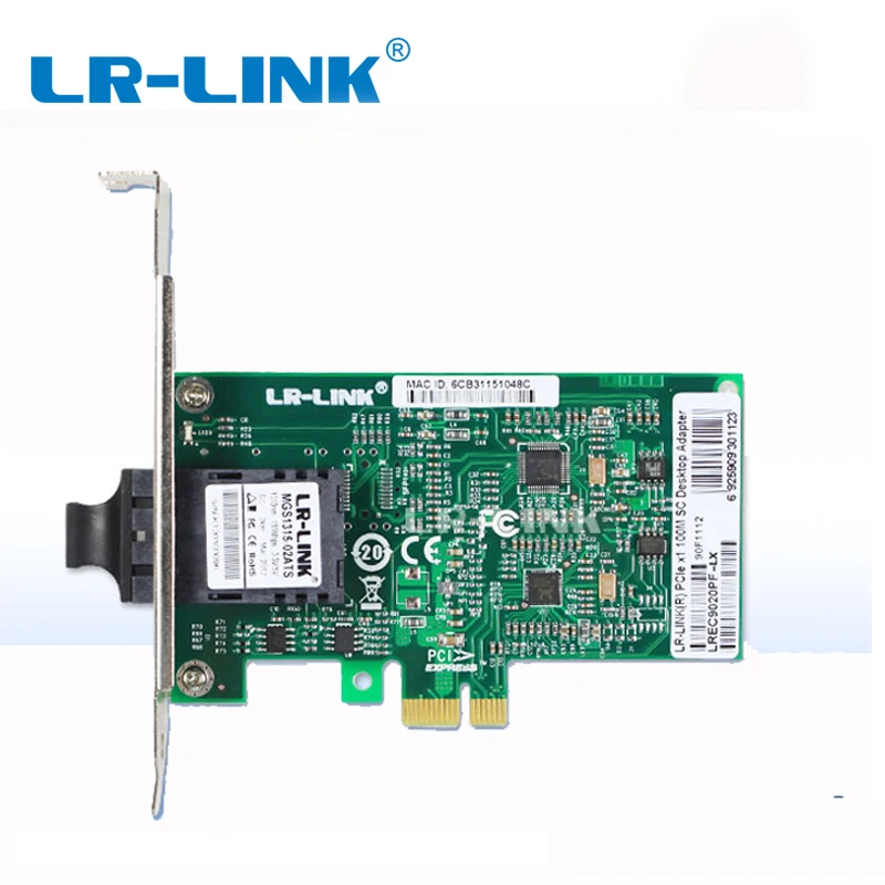LR-LINK 9020PF-LX 100 Мб адаптер ethernet из оптического волокна PCI-Express x1 сетевой интерфейс