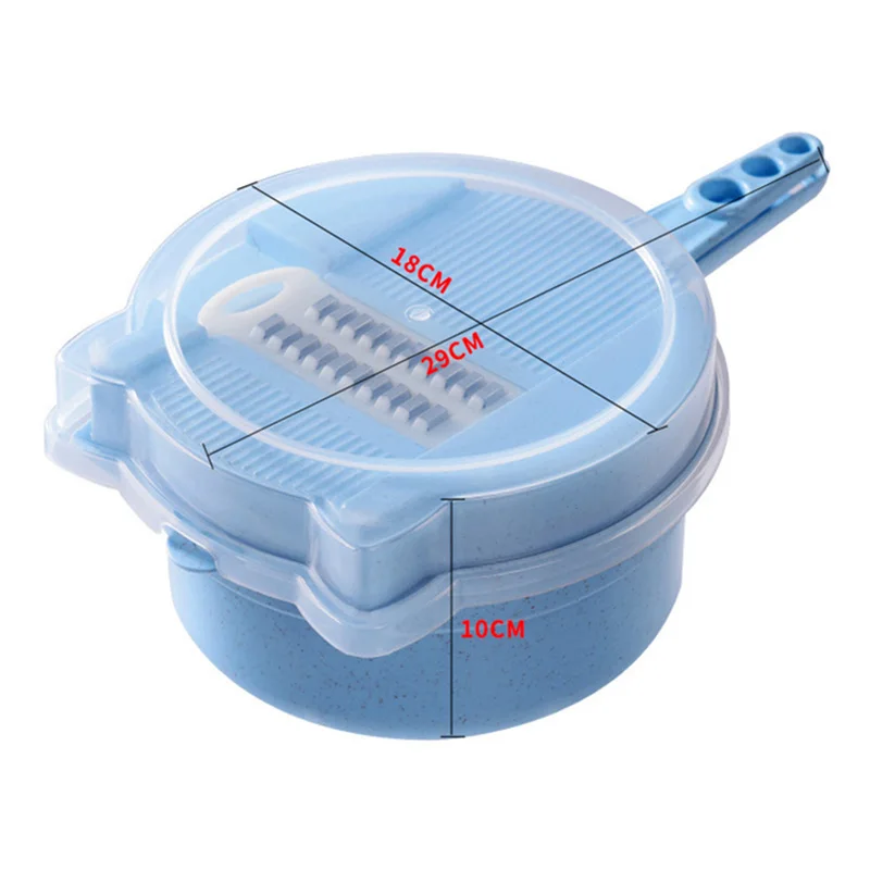 QuickDone многофункциональная мандолина овощерезка с Нержавеющая сталь лезвие