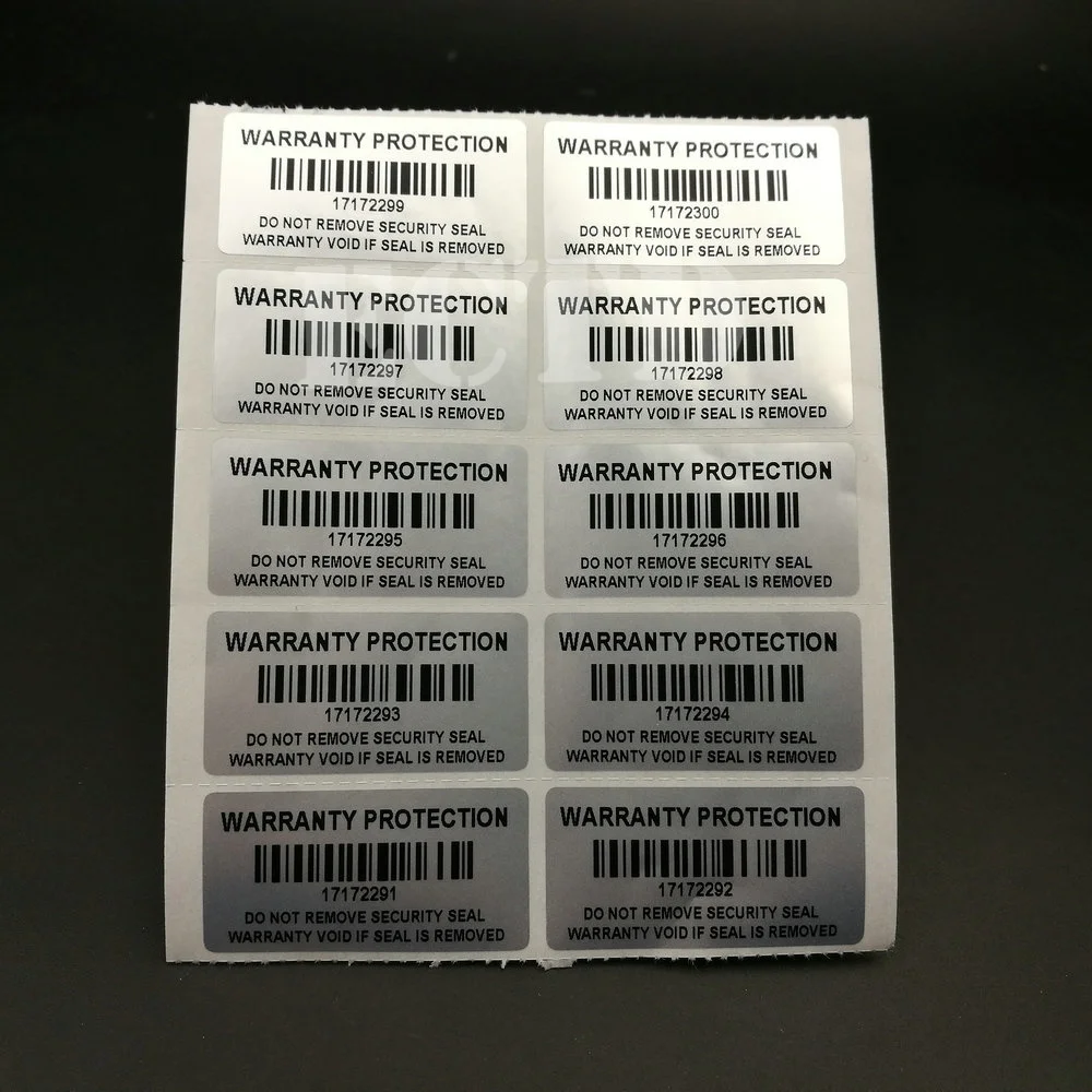 1000 шт. защитные наклейки 1 57x0 79 дюйма (40x20 мм)|sticker manufacturer|seal basssealing machine for plastic |