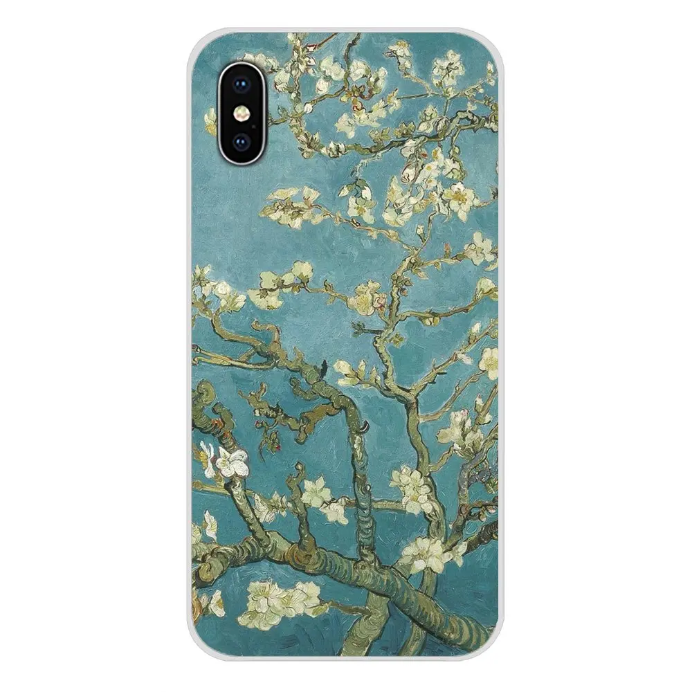 Мягкий чехол из ТПУ Для Xiaomi Mi4 Mi5 Mi5S Mi6 Mi A1 A2 5X 6X 8 9 Lite SE Pro Max Mix 2 3 2S Sunflower Vincent Van Gogh Starry