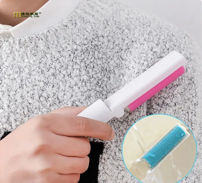 1 шт. липкий силиконовый ролик для удаления пыли и ворса складной многоразовый