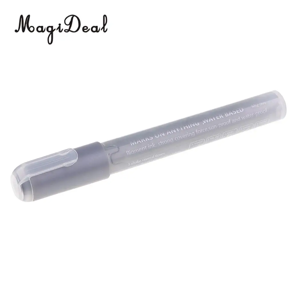 Перманентные акриловые маркеры для краски золотого Серебряного и белого цветов