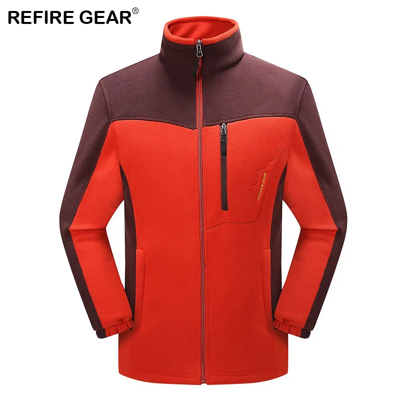 Женская и мужская флисовая куртка ReFire Gear теплая термокуртка для активного отдыха