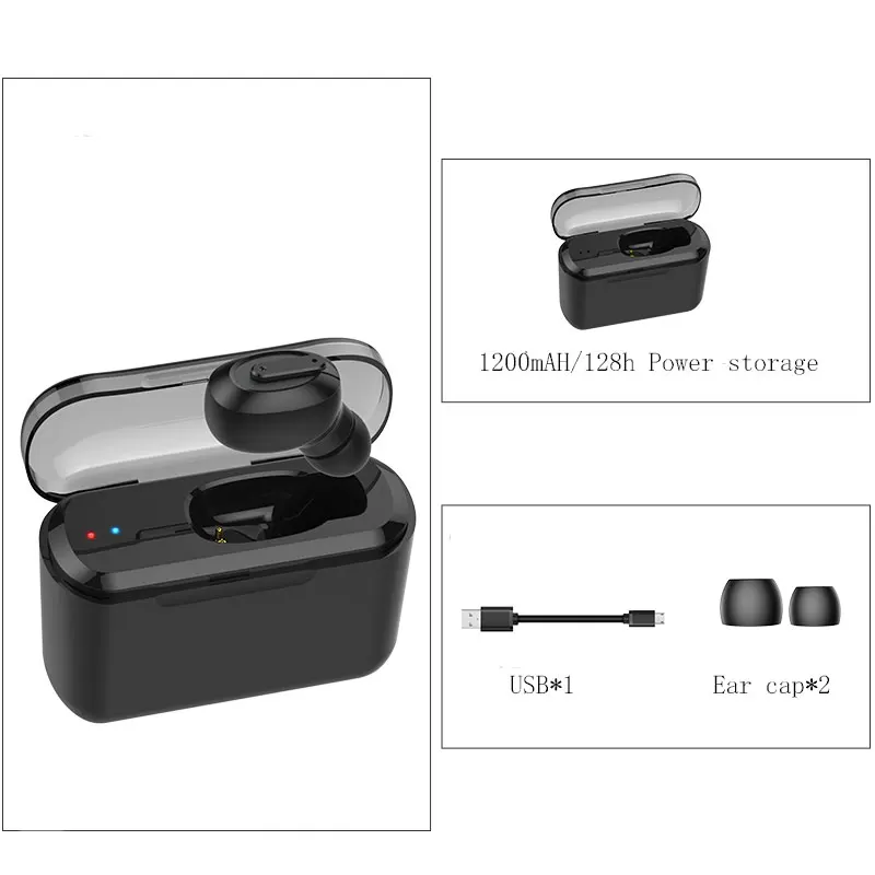 C Спортивные Беспроводные Bluetooth мини Hi-Fi наушники для телефона с громкой связью игровая гарнитура Беспроводные наушники с зарядным устройством для Iphone Xiaomi - Цвет: C