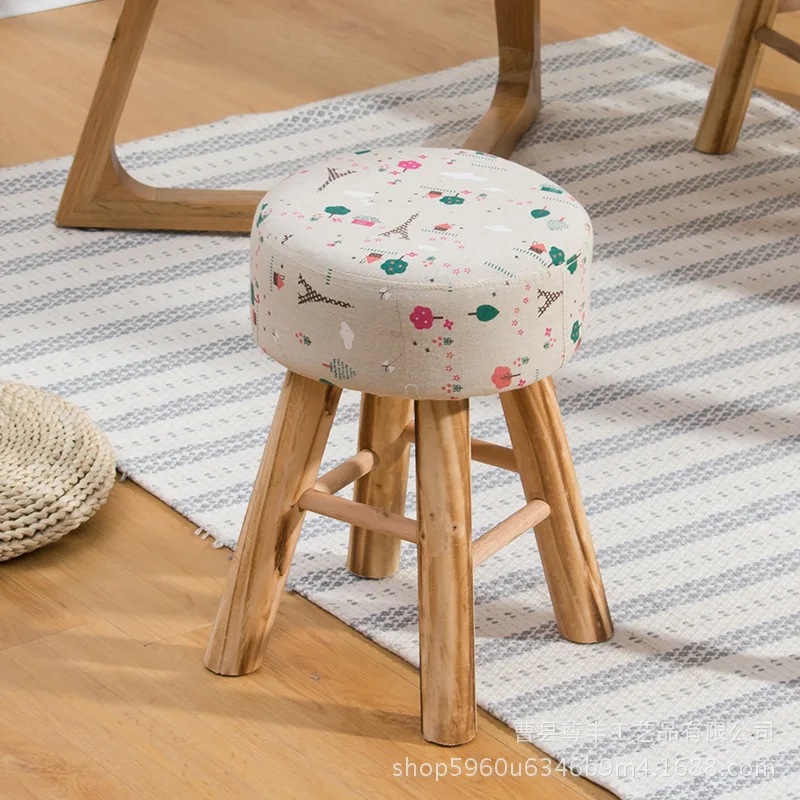 Модный креативный стул из массива дерева Многофункциональный тканевый диван