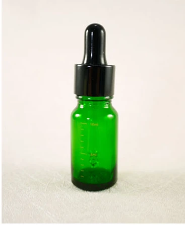 

20PCS Amber Green Glass Essential oil Bottle Essence Oil Bottle Cosmetic Containers With Dropper Calibration Graduacion 10/30ml