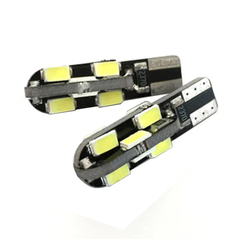 10 шт. Canbus T10 W5W 12 Smd 2835 Автомобильный светодиодный фонарь на танкетке 5630 12SMD без