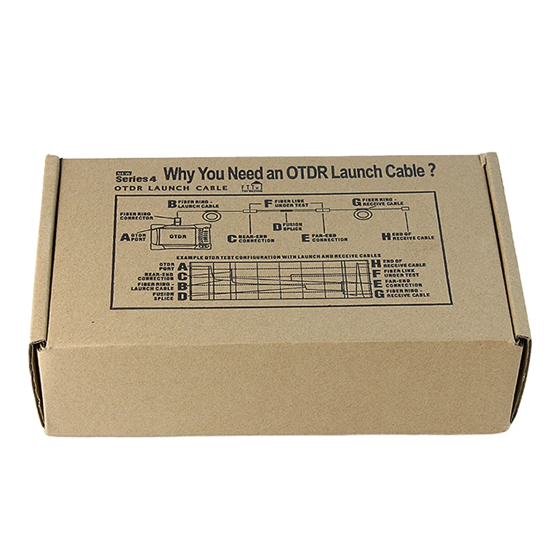 

FC UPC G652D 2kM OTDR Launch Cable Box 2000M 9/125um 1310/1550nm OTDR Test extension line singlemode OTDR optical fiber tester