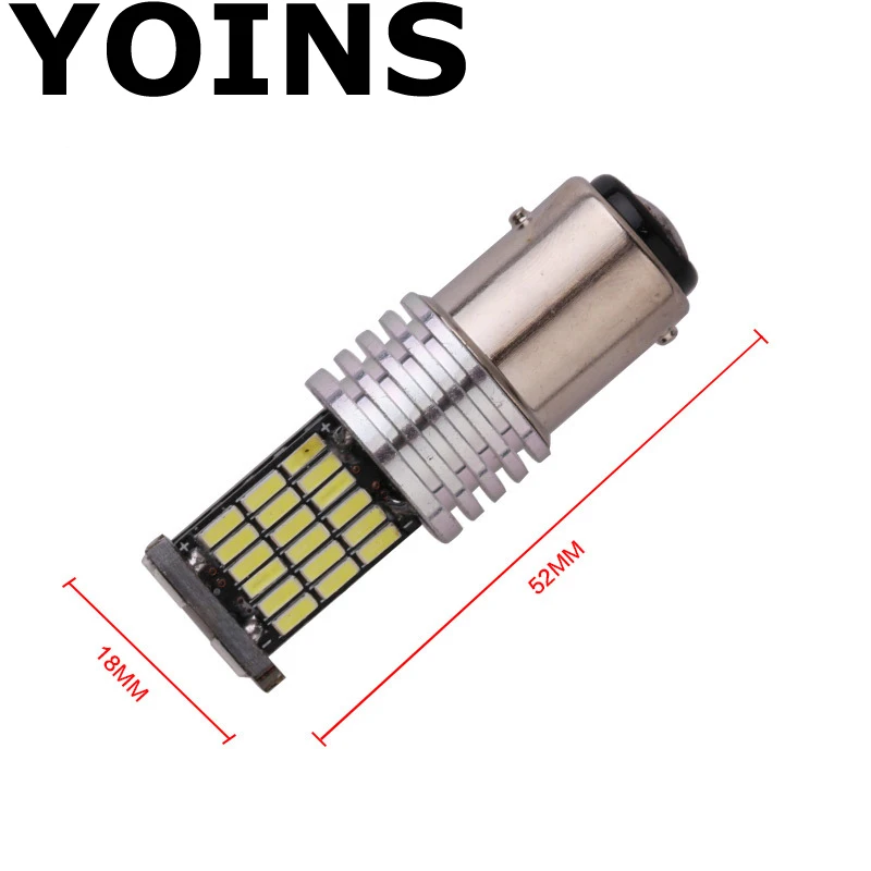 1x без ошибок 1156 BA15S 1157 BAY15D 45SMD 4014 850LM декодер лампы Canbus обратного поворота огни с