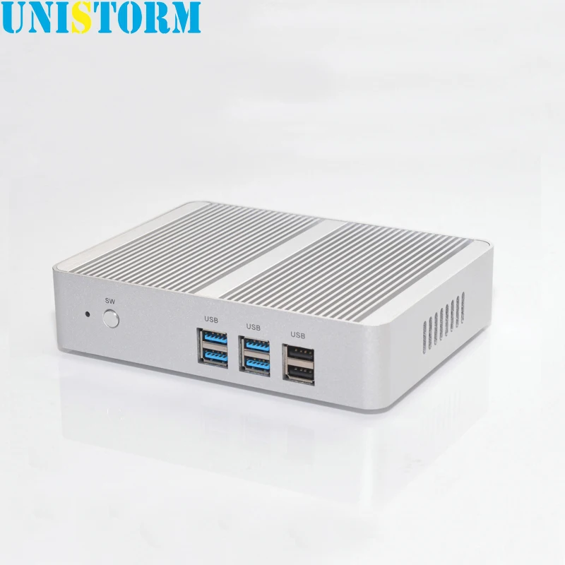Intel Broadwell Core I3 4005U 5005U двухъядерный мини ПК с Windows 10 графика 4K HDMI VGA безвентиляторный Карманный ПК Barebone компьютер