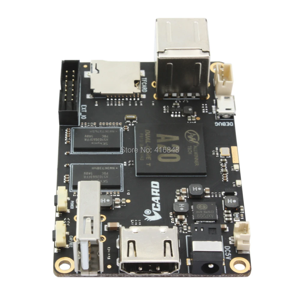 Video Card View Vision VCard Board with Allwinner A20 CPU capture video through HD ELP USB Camera | Безопасность и защита