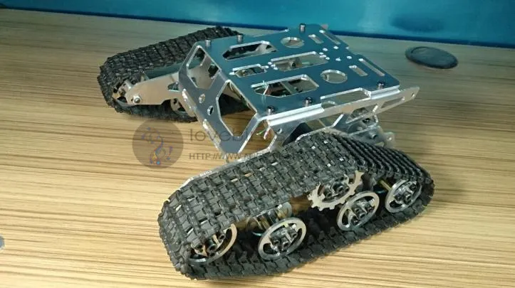 Алюминиевый гусеничный робот-Корпус DIY TKC2 радиоуправляемая модель танк