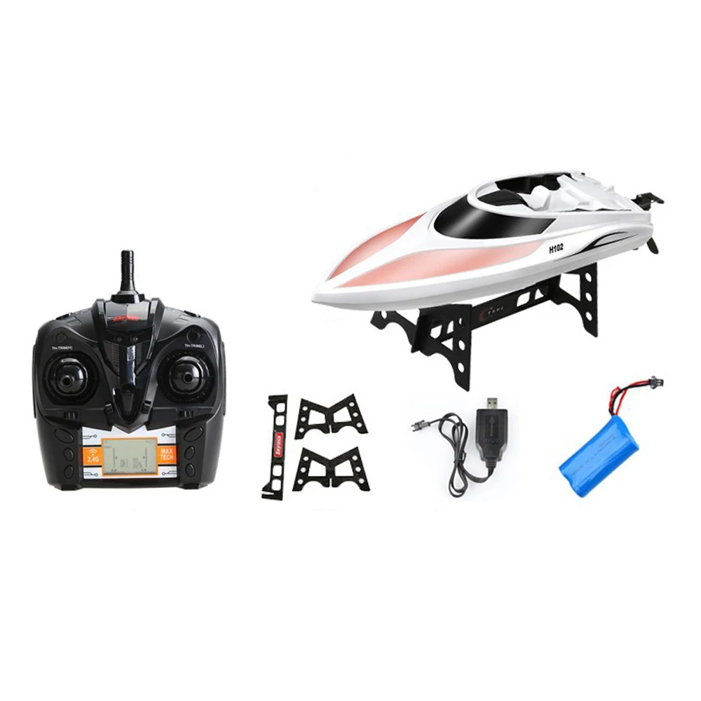 TKKJ H102 RC скоростная лодка 2 4G 4-канальный радиоуправляемая Автоматическая Детская