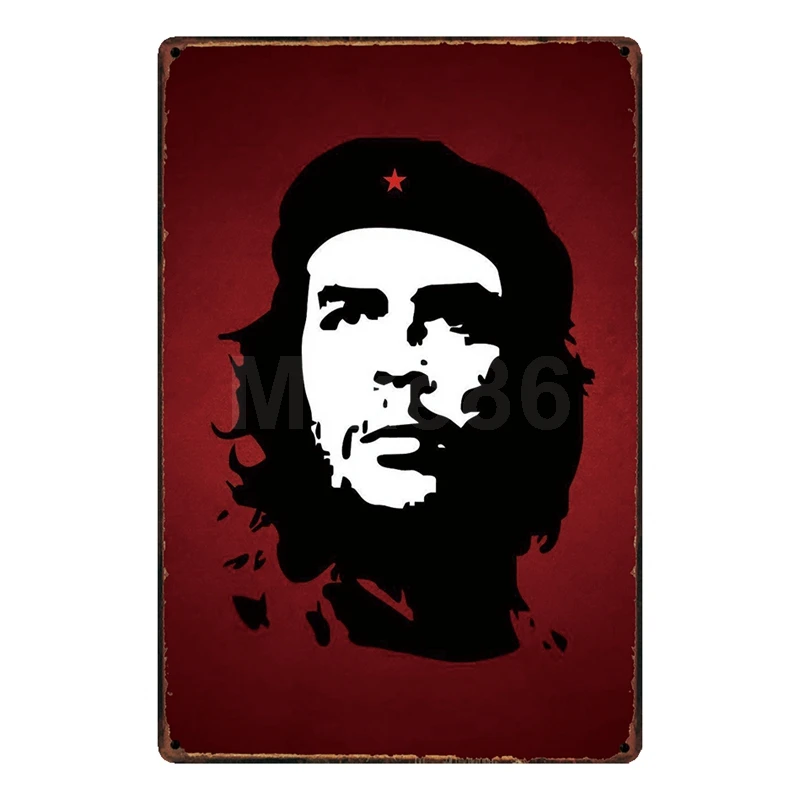 [Mike86] CHE GUEVARA настенная декоративная металлическая табличка в стиле ретро