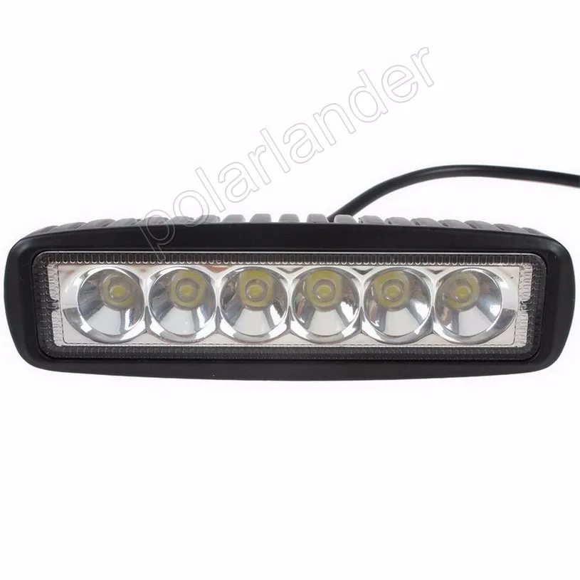 6 дюймовая светодиодная мини панель 18 Вт 12 В фара дальнего света противотуманная