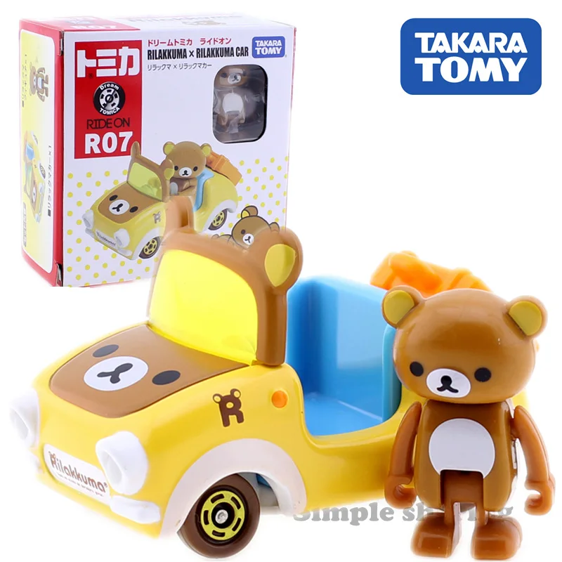 Игрушки для автомобиля Takara Tomy Tomica Dream Ride On Series Hello Kitty RILAKKUMA MINION/Стюарт DORAEMON SNOOPY CRAYON