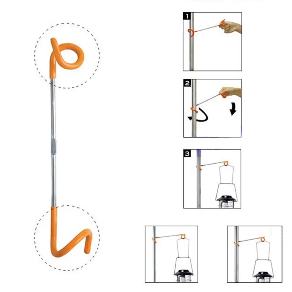 Универсальный крючок палаточный столб Post крючки станок и Фонари светильник