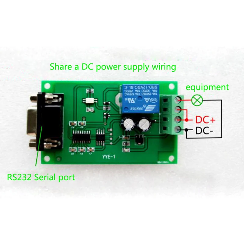 Фото Серийный порт управления MCU USB переключатель управления PLC RS232 релейный модуль компьютерная плата №3