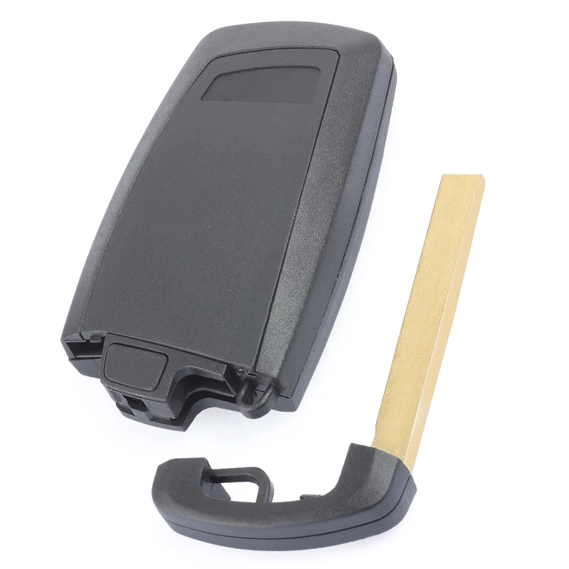

KEYECU 10x for BMW New CAS4 5 7/ 5 Series 550i GT X3 535i 528i Replacement Smart Remote Key Shell Case Fob 3/4 Button With Blade