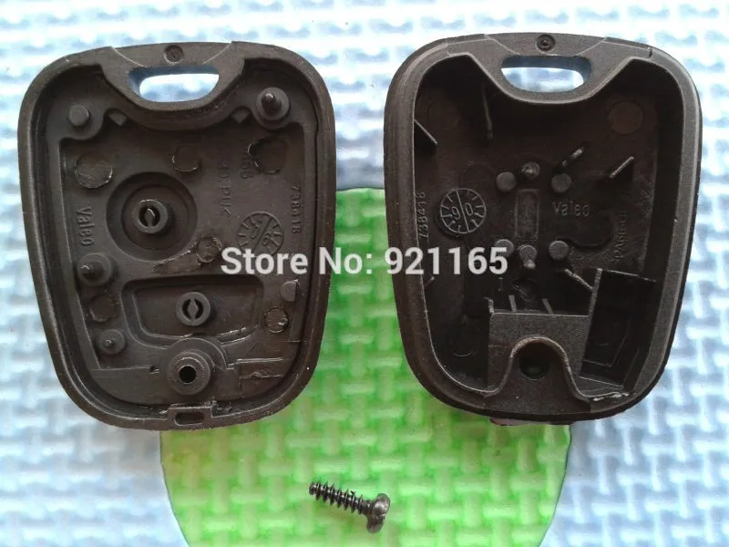 1 шт. 2 кнопки дистанционный ключ заготовка брелок в виде ракушки чехол Замена