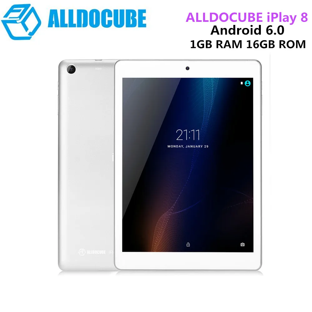 ALLDO cube U78 iplay8 планшеты 7 85 дюймов MTK8163 четырехъядерный HDMI gps 1024x768 ips Android 6 0 двойной Wifi