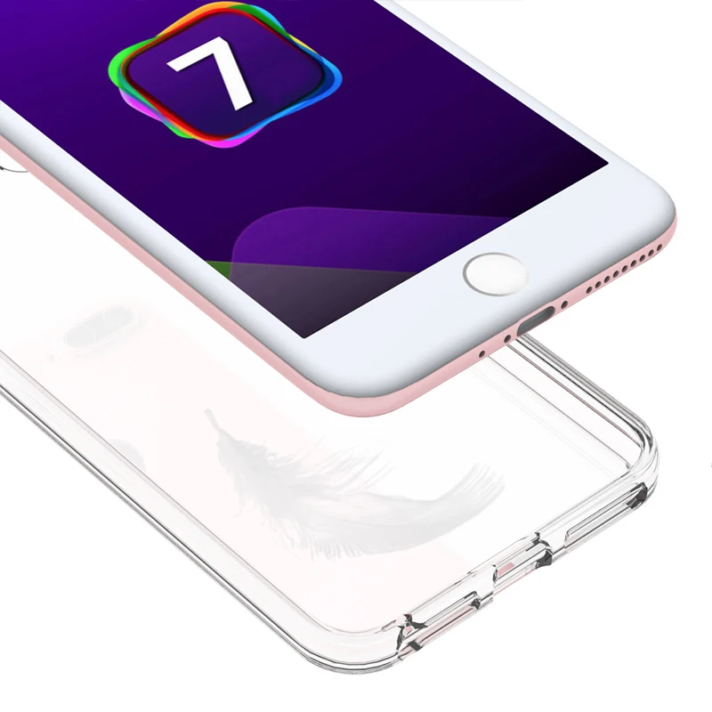 Kainuen Роскошный прозрачный чехол для телефона capinha iphone 8 plus apple iphone8 силиконовые