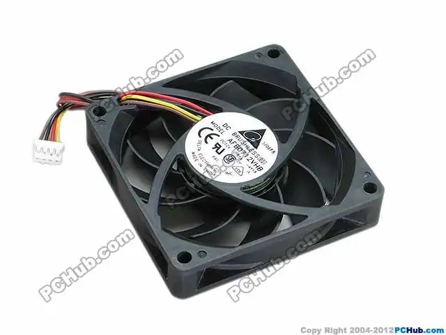 

Delta Electronics AFB0712VHB 4Y18 DC 12V 0.55A 70x70x15mm Server Cooling Fan