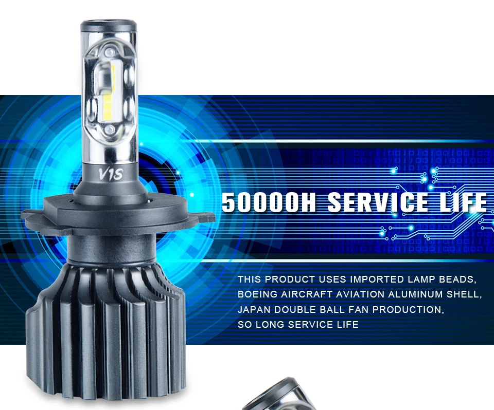 Foxcncar H7 H4 светодиодный 6500K 3000K 8000K 4300K CSP 72W фары для 12000LM фар автомобиля H4 Hi Lo луч H1 H3 H11 H8 9005 9006 HB3 HB4 H15 12V
