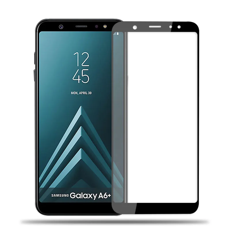 Закаленное защитное Стекло для samsung Galaxy A6 плюс 2018 с уровнем твердости 9 H es Экран