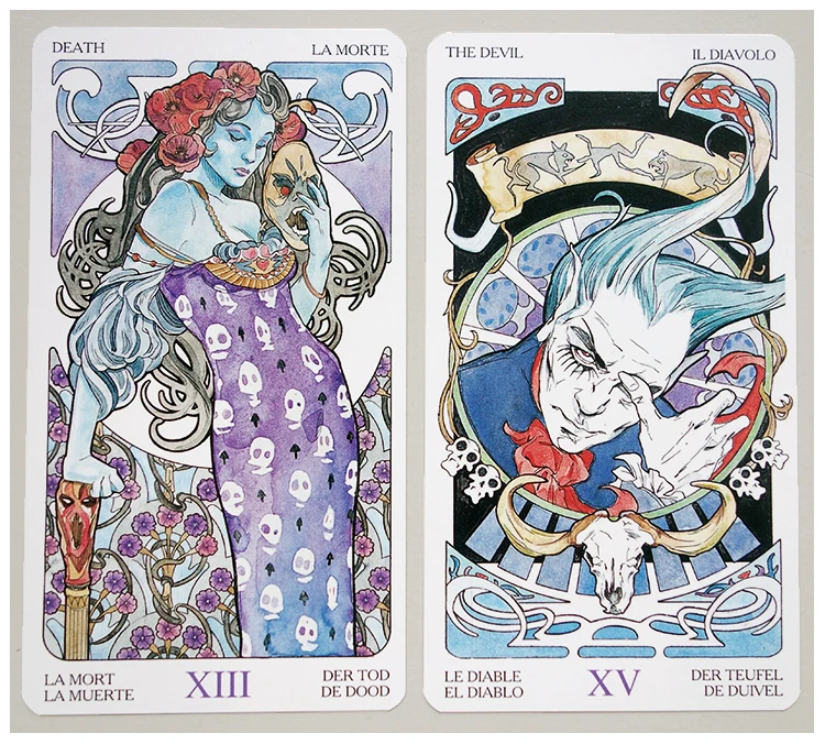 Английский для новой версии tarot в стиле модерн карточная настольная игра карты Таро