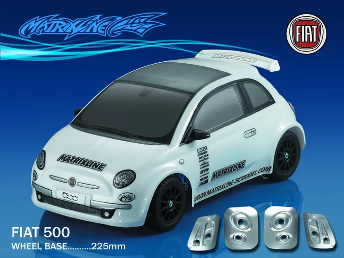 1/10 мини-автомобиль на дороге Stm-racing Fiiatt500 прозрачный корпус для HSP Tamiya HPI Kyosho 3Racing |