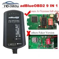 adblue emulator system box 9 in 1 for menmbscaniaivecodafrenaultcummins ad blue 9in1 scrnox aversion full chip 7 8 in 1