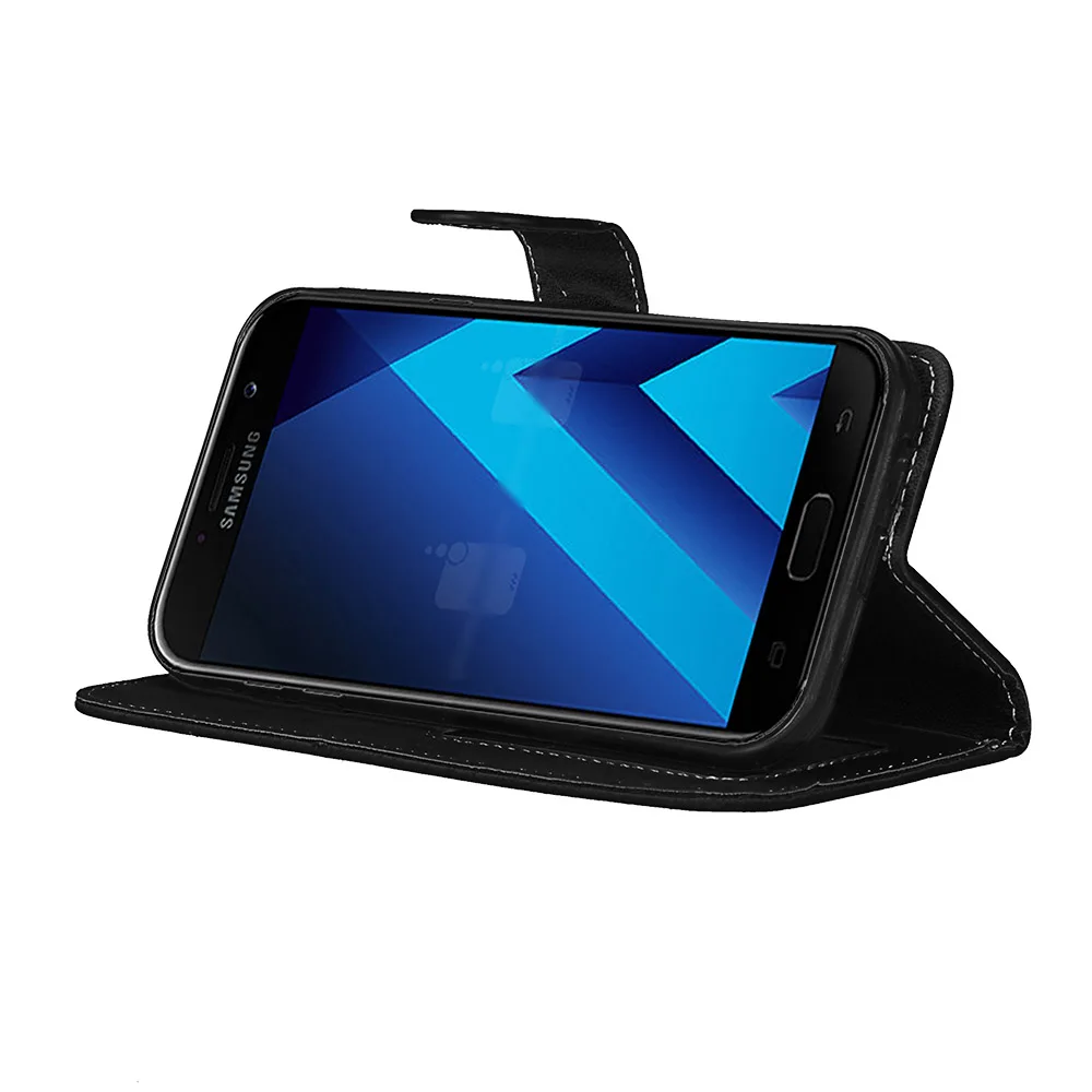 Для samsung Galaxy A7 чехол A720 чехол Роскошный флип из искусственной кожи Fundas для samsung A 7 чехол A 720 Coque 5,7 ''чехол для телефона s