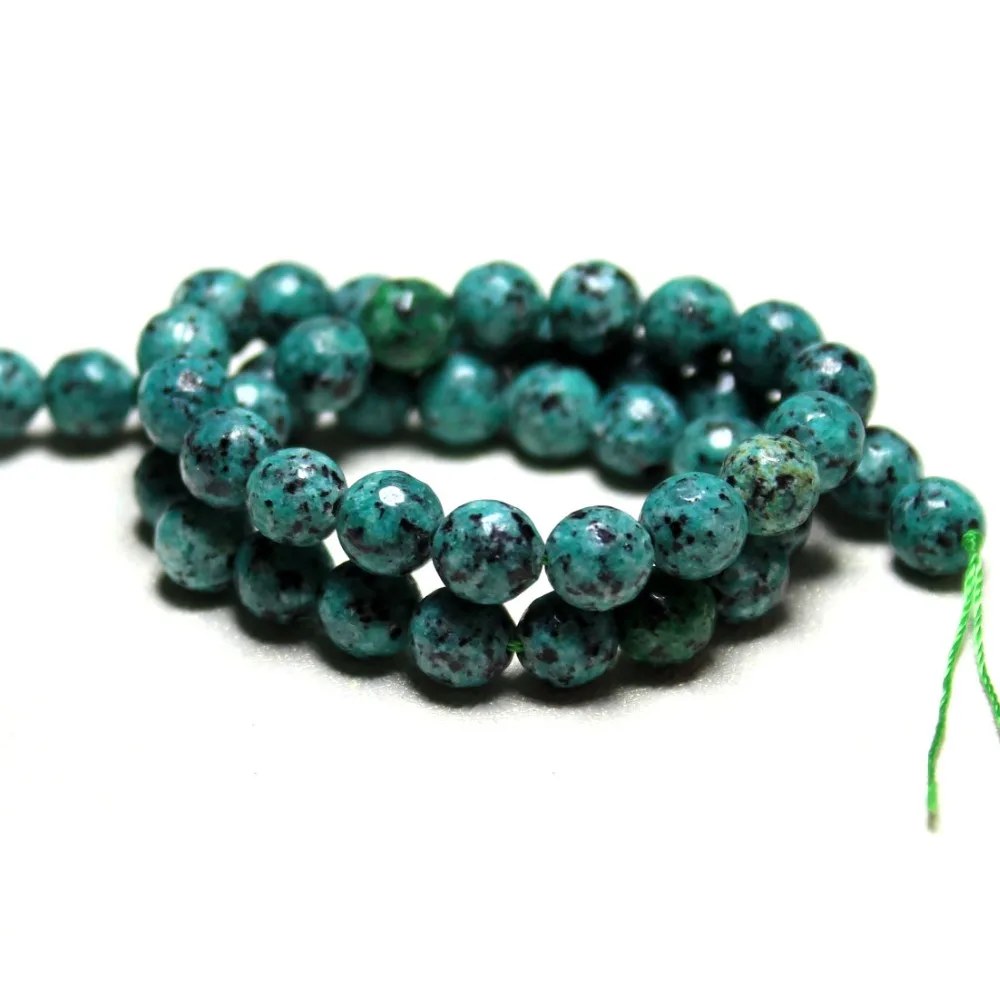 Оптовая продажа женской Девушки Эпидот Ограненные Природные Белая Точка Камень