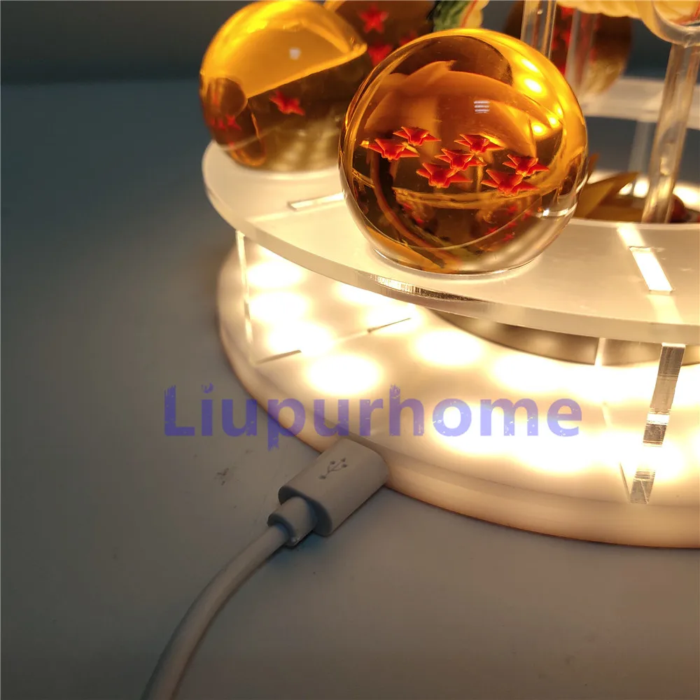Dragon Ball Shenron хрустальный шар светодиодный DIY ночной Светильник Dragon Ball Z лампа USB power Shenlong Dragon Ball Super Lampara модель игрушек