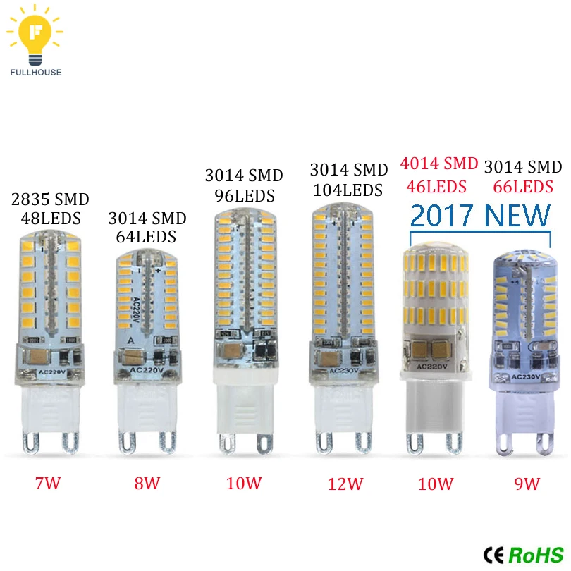 Лучшее качество G4 Светодиодный светильник SMD2835 3014 12 В постоянного тока 220 3 Вт 6 9 10