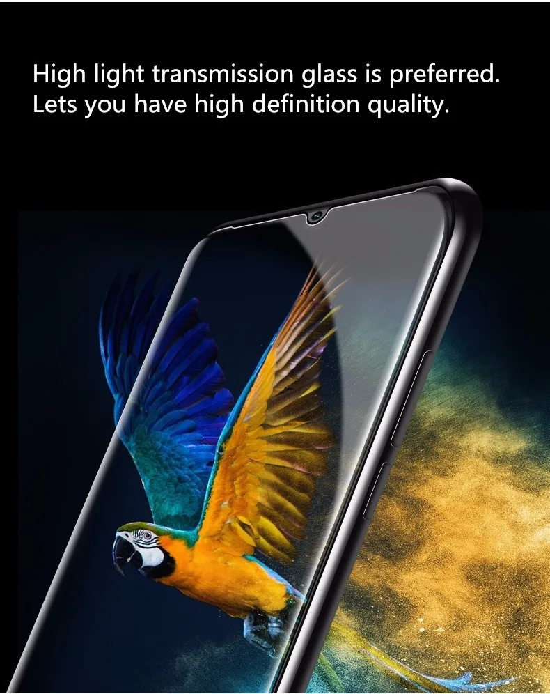 УФ жидкий полный клей для Huawei p30pro закаленная пленка mate20pro изогнутая телефона анти