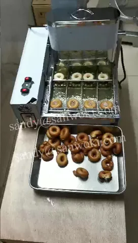 Четырехрядный мини пончик машина для коммерческого использования